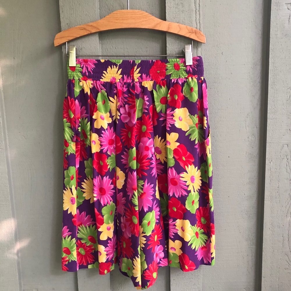 Vintage SILK SHORTS Marisa Christina Collection size medium 100% silk - Picture 5 of 7